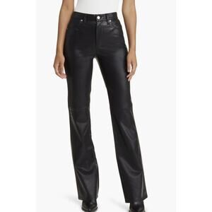 Blank NYC The Franklin Hoyt Faux Leather Mini Bootcut Pants Size 29 NWT‎